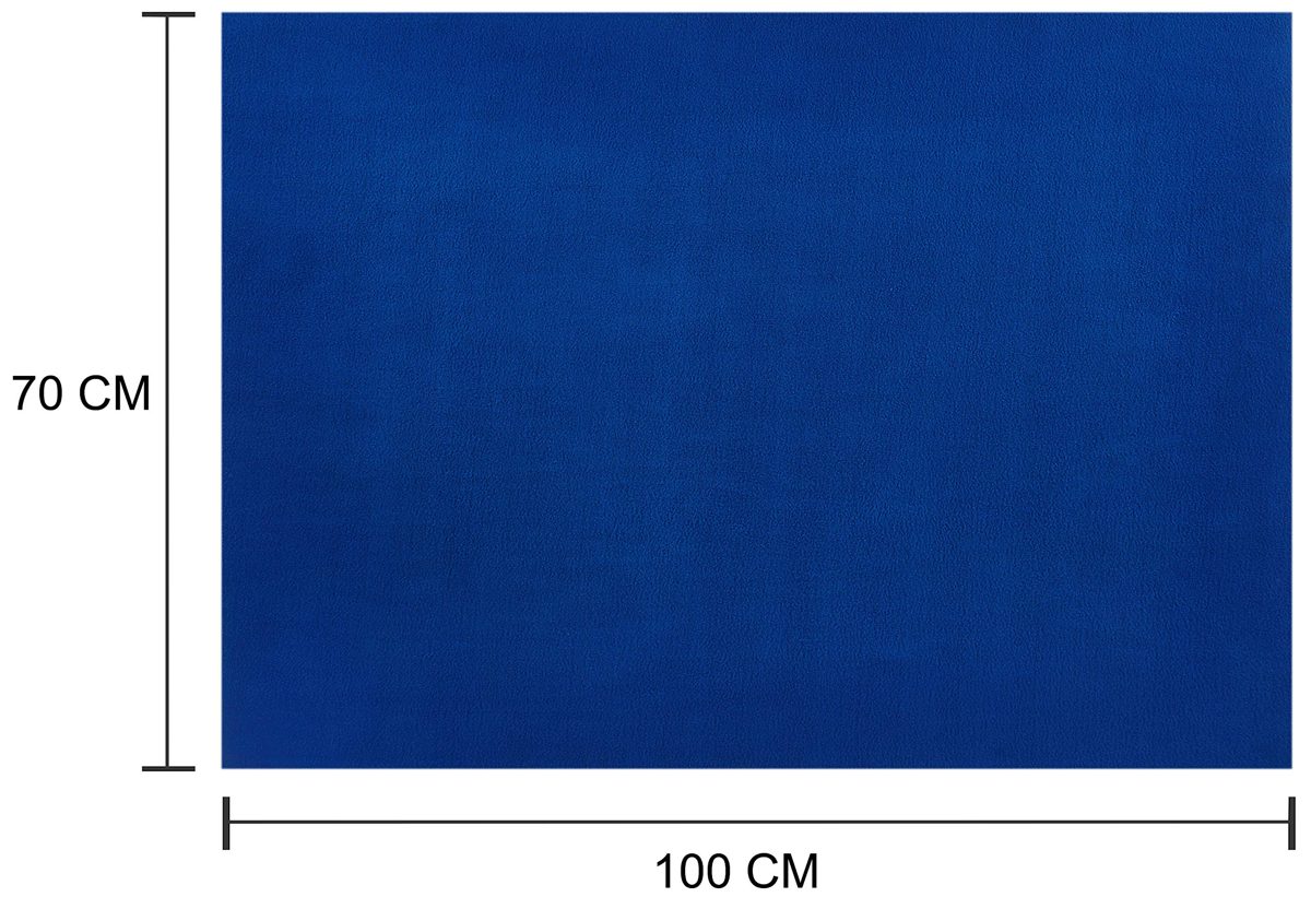 Amazon Brand - Solimo Baby Water Resistant Dry Sheet, Medium, 100cm x 70cm, Royal Blue, Set of 2