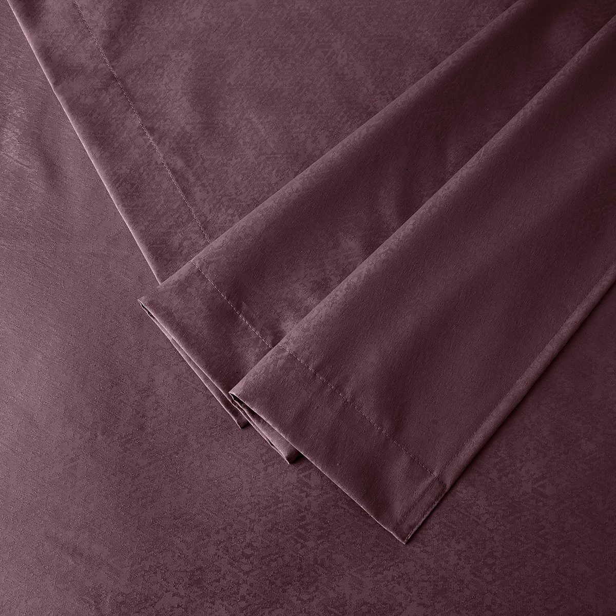Amazon Brand - Solimo Magnolia Window Curtain, 5 feet - Set of 1 (Plum Purple)