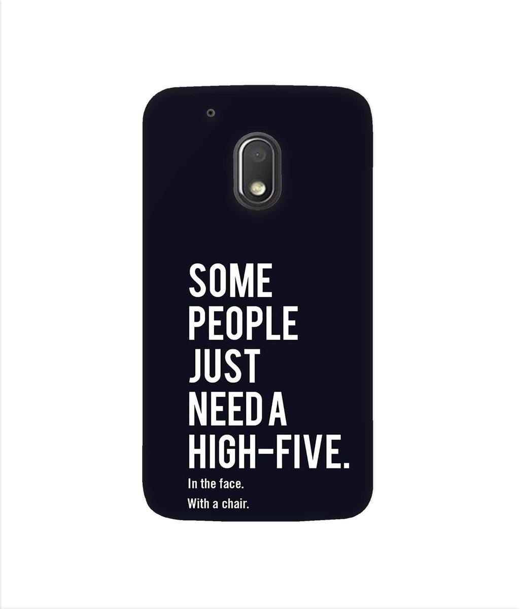 Amazon Brand - Solimo Designer High-Five 3D Printed Hard Back Case Mobile Cover for Motorola Moto G4 Play