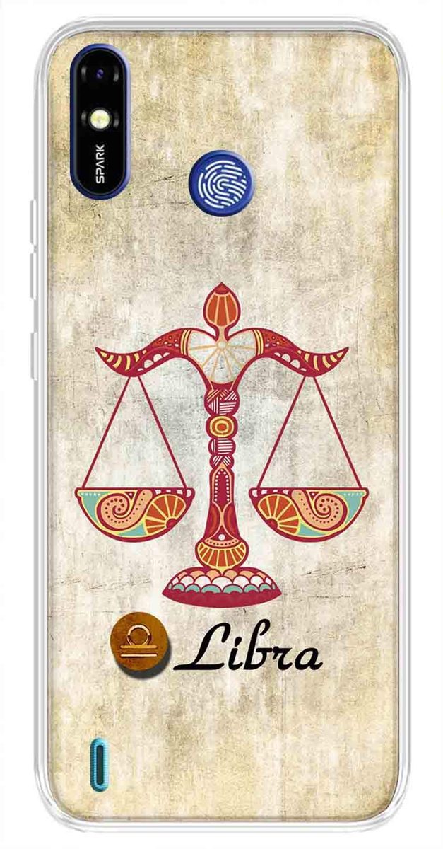 Amazon Brand - Solimo Designer Multicolor Libra Design Printed Soft Back Case Mobile Cover for Tecno Spark Go Plus