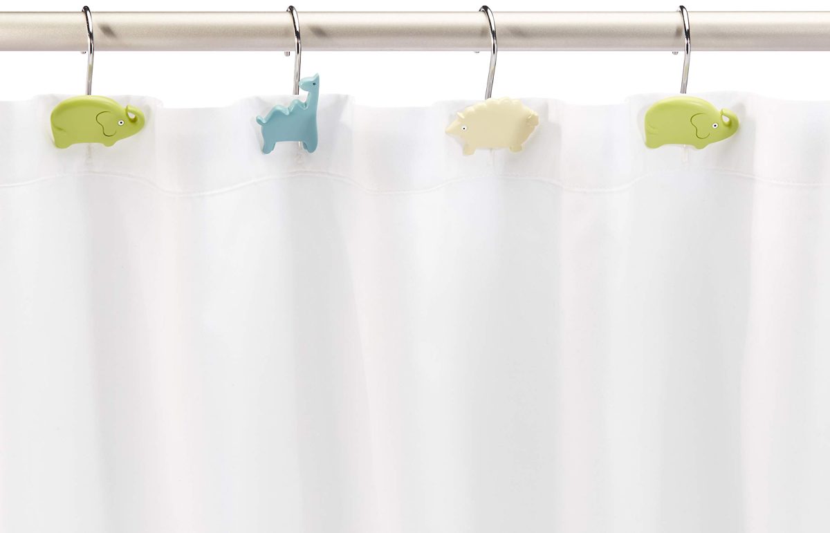 AmazonBasics Kids' Shower Curtain Hooks