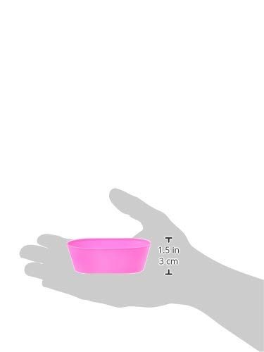 Amazon Brand - Solimo Rectangular Silicone Cupcake Mould, Pink