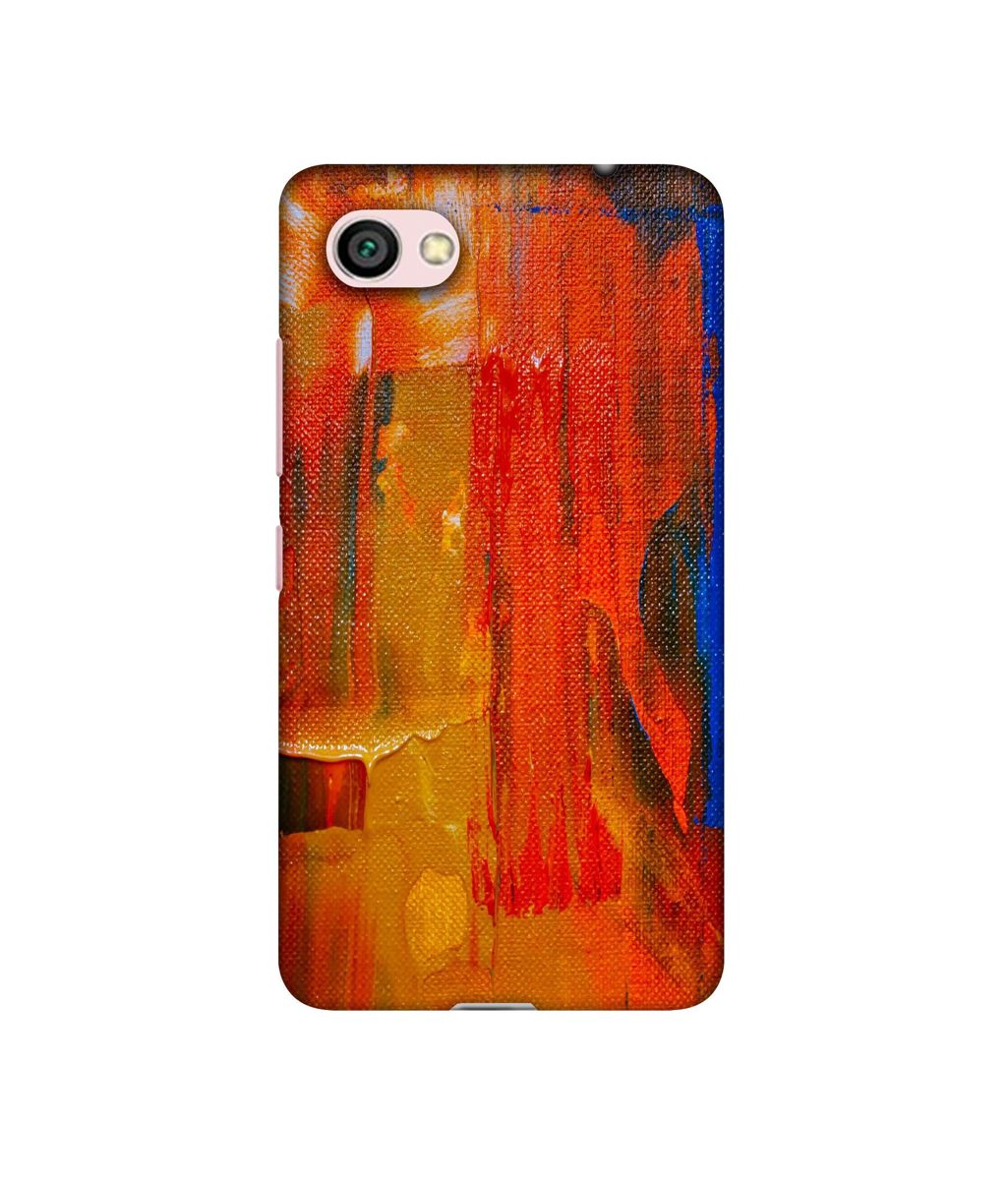 Amazon Brand - Solimo Designer Orange Canvas 3D Printed Hard Back Case Mobile Cover for Xiaomi Redmi Y1 Lite