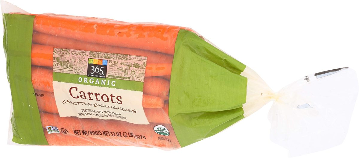 Case 365 Everyday Value, Organic Carrots, 2 lb