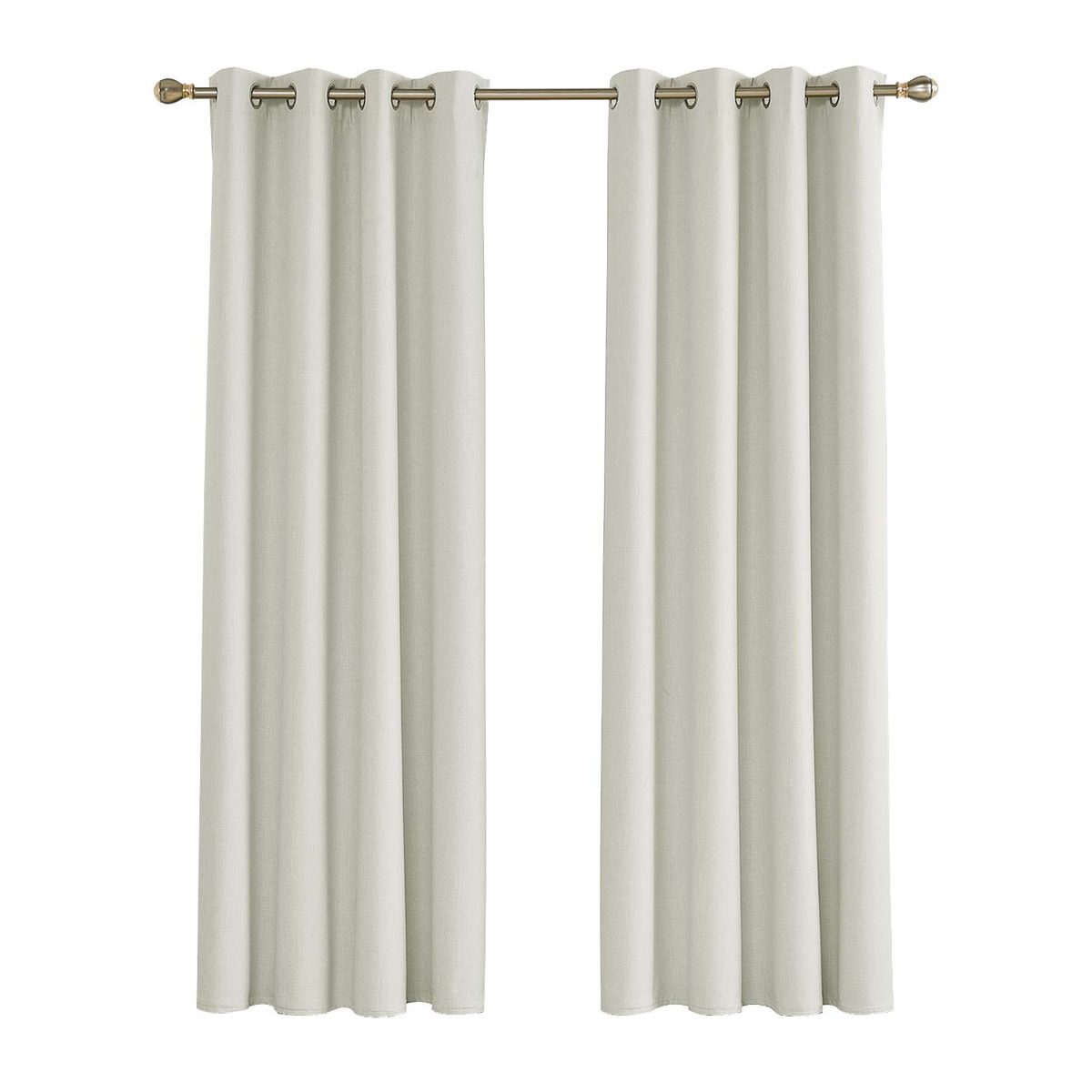 Umi.Essentials Foam Coated Blackout Curtains with Eyelets, 180x140