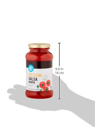 Amazon Brand - Happy Belly Traditional Medium Salsa, 24oz (Previously Solimo)