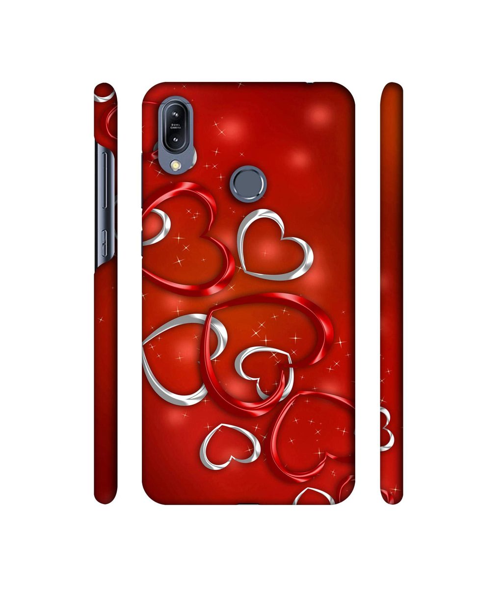 Amazon Brand - Solimo Designer Hearts 3D Printed Hard Back Case Mobile Cover for Asus Zenfone Max (M2) ZB633KL
