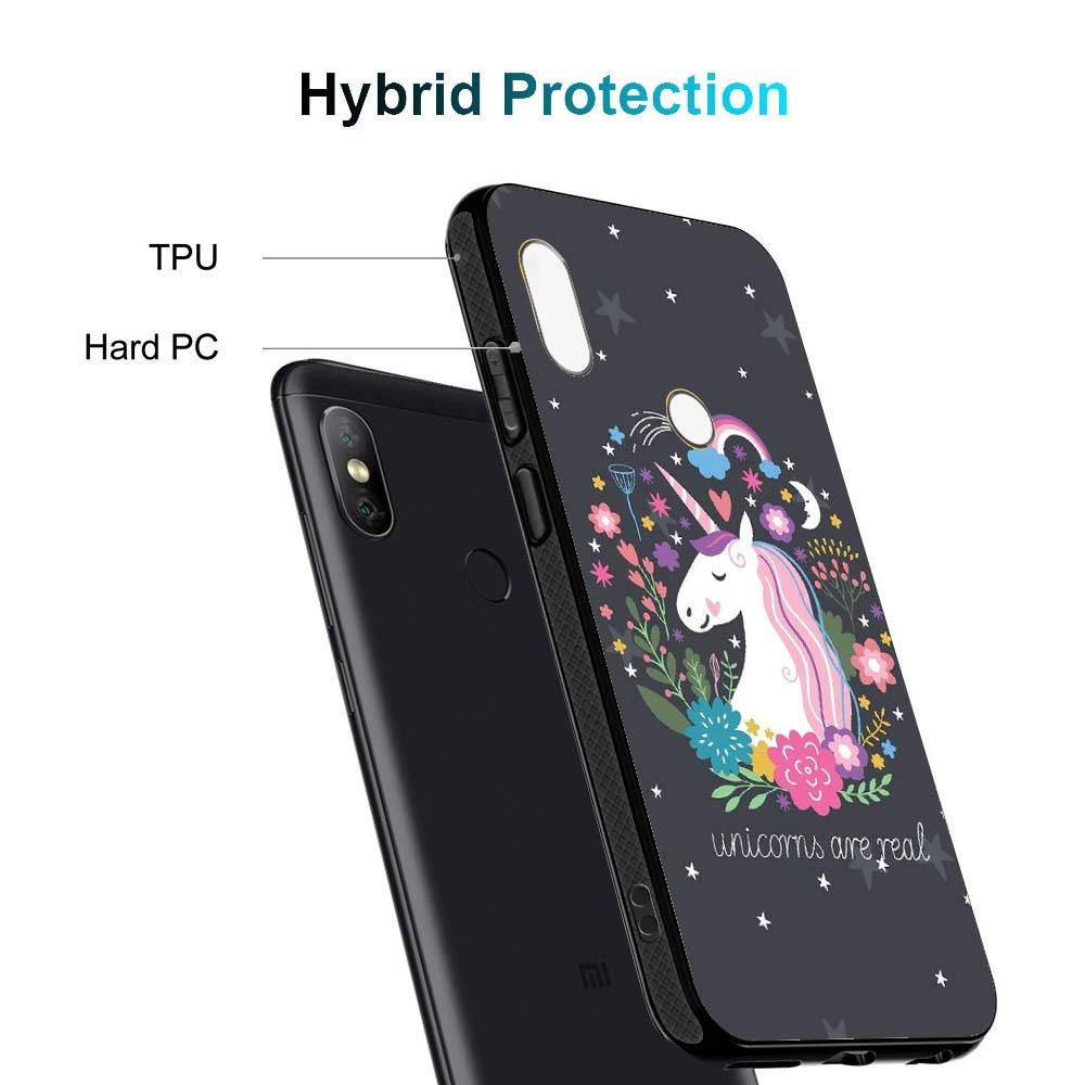 Amazon Brand - Solimo Designer Unicorn Printed Hard Back Case Mobile Cover for Xiaomi Redmi Note 6 pro (D1249)