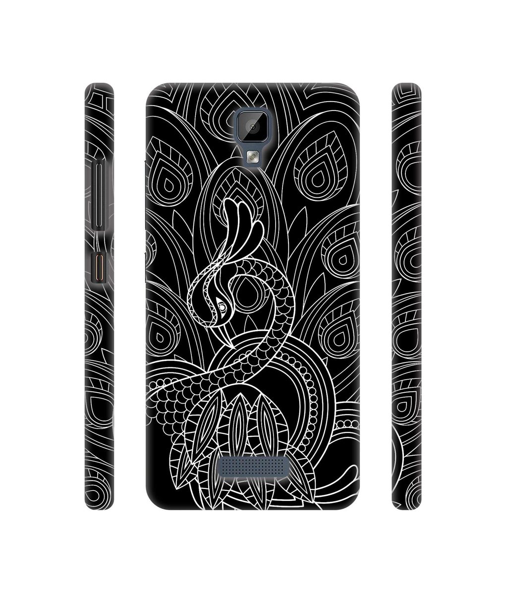 Amazon Brand - Solimo Designer Peacock Feather Pattern 3D Printed Hard Back Case Mobile Cover for Gionee P7 Max
