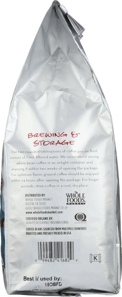 365 EVERYDAY VALUE Organic Decaf Buzz Free Whole Bean Coffee, 24 OZ