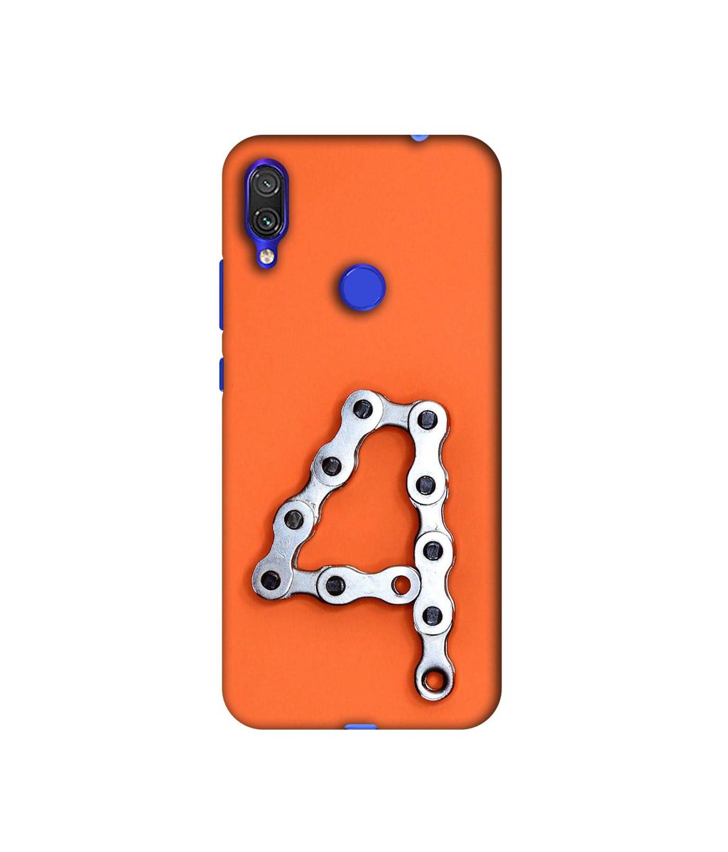 Amazon Brand - Solimo Designer Number Four 3D Printed Hard Back Case Mobile Cover for Xiaomi Redmi Note 7 Pro