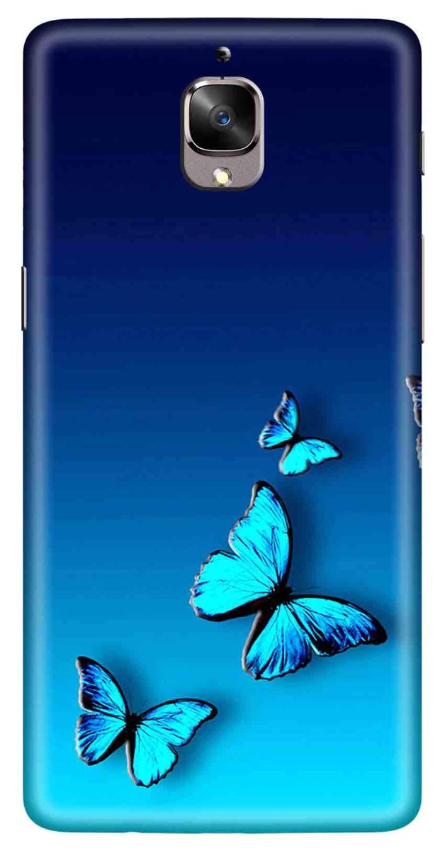 Amazon Brand - Solimo Designer Butterfly Design 3D Printed Hard Back Case Mobile Cover for OnePlus 3T