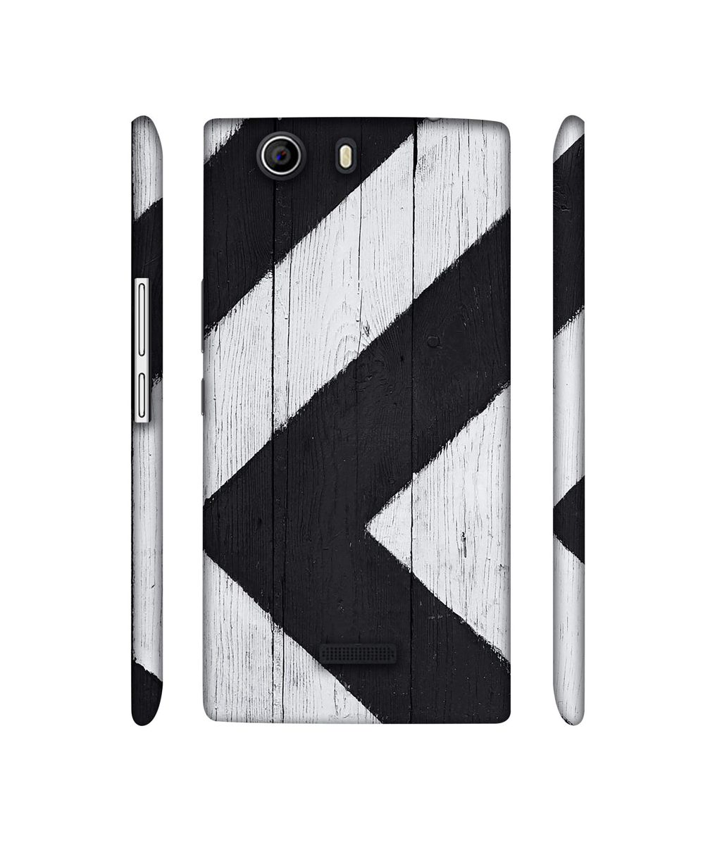 Amazon Brand - Solimo Designer Black Paint Texture on Wood 3D Printed Hard Back Case Mobile Cover for Micromax Canvas Nitro 2 E311