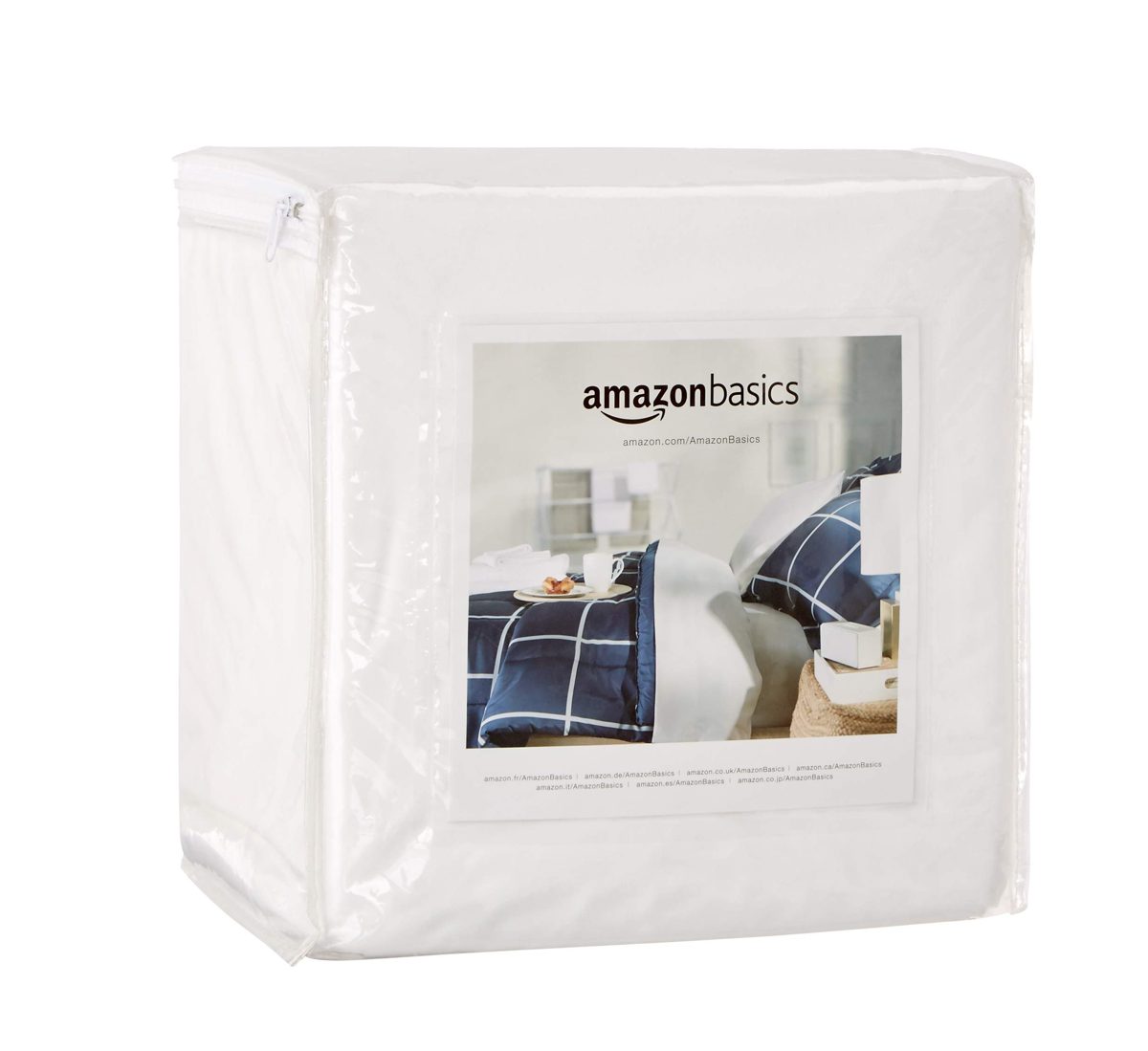 AmazonBasics Fully-Encased Waterproof Mattress Cover Protector