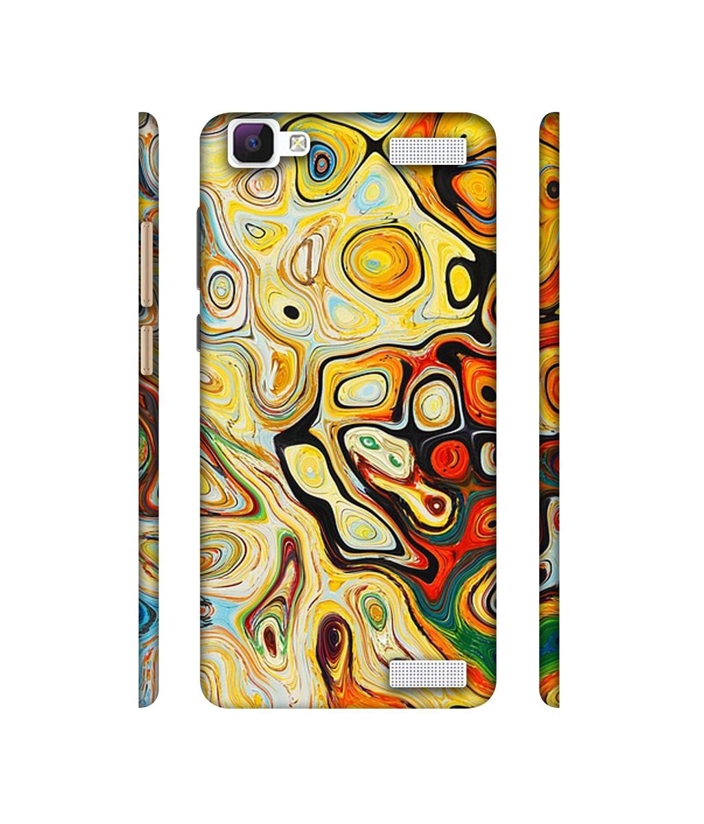 Amazon Brand - Solimo Designer Multicolor Smash Paint 3D Printed Hard Back Case Mobile Cover for Vivo V1 Max
