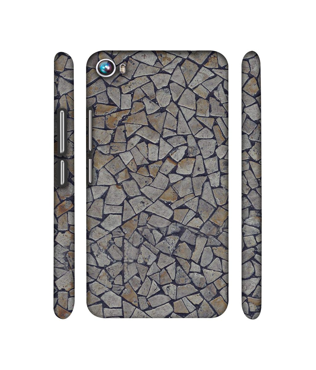 Amazon Brand - Solimo Designer Marble Pices 3D Printed Hard Back Case Mobile Cover for Micromax Canvas Fire 4 A107