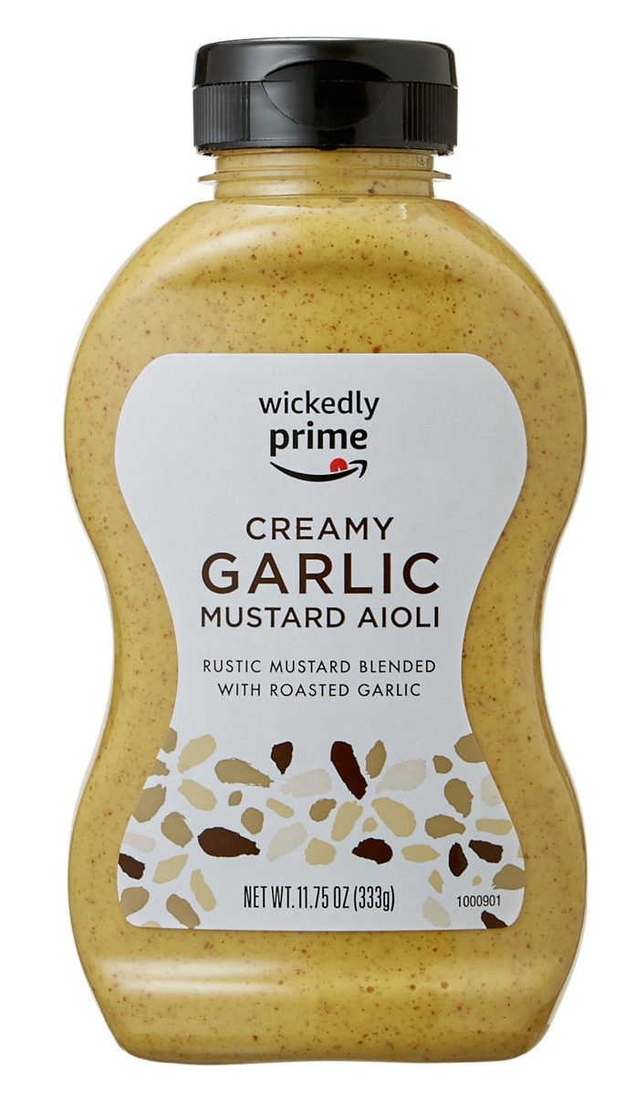 Wickedly Prime Mustard, Creamy Garlic Aioli, 11.75 Ounce