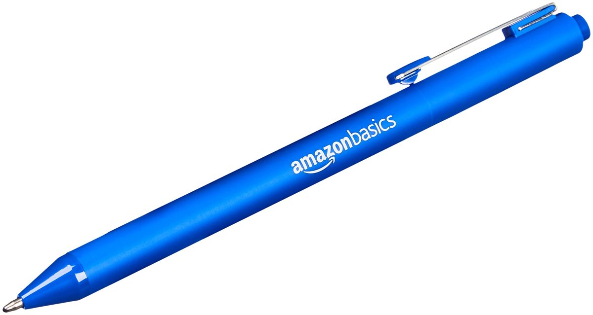 AmazonBasics Retractable Ballpoint Pen - Assorted Colors - 24-Pack