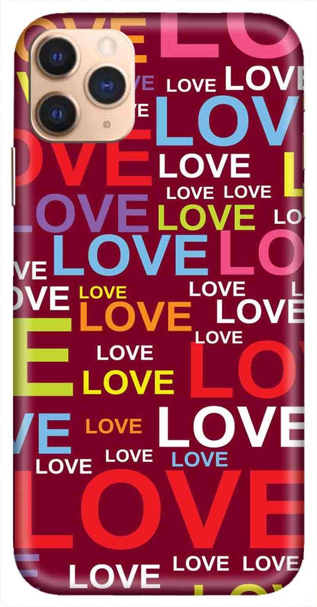 Amazon Brand - Solimo Designer Love Pattern Design 3D Printed Hard Back Case Mobile Cover for Apple iPhone 11 Pro