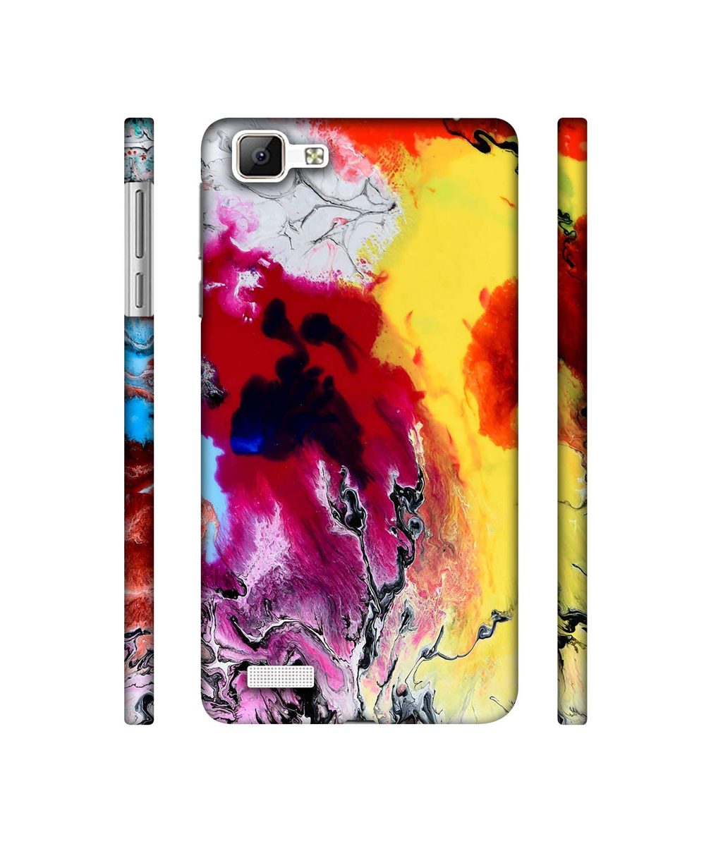 Amazon Brand - Solimo Designer Smash Color 3D Printed Hard Back Case Mobile Cover for Vivo V1