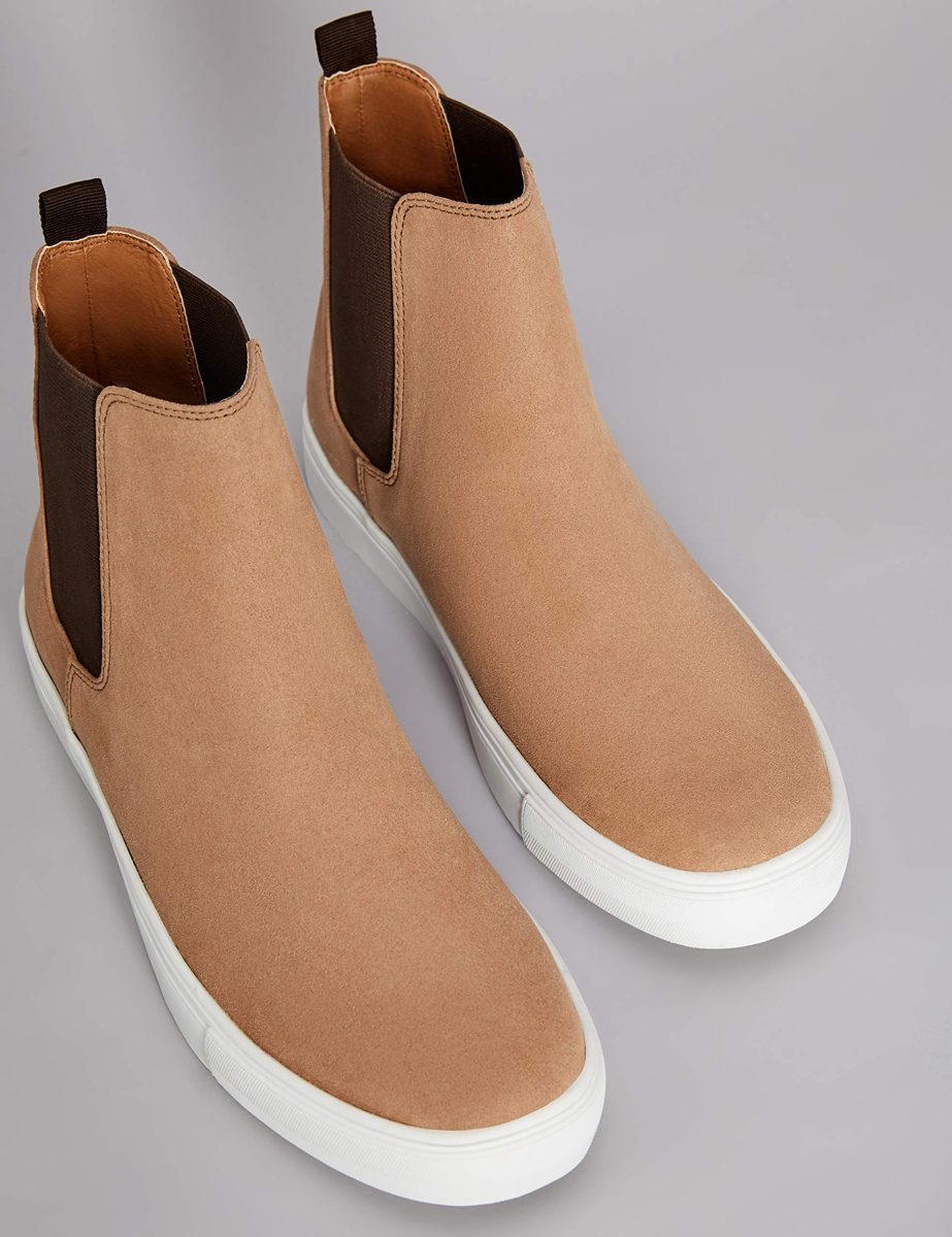find. Cupsole Chelsea Boots, Brown Tan), 7 UK