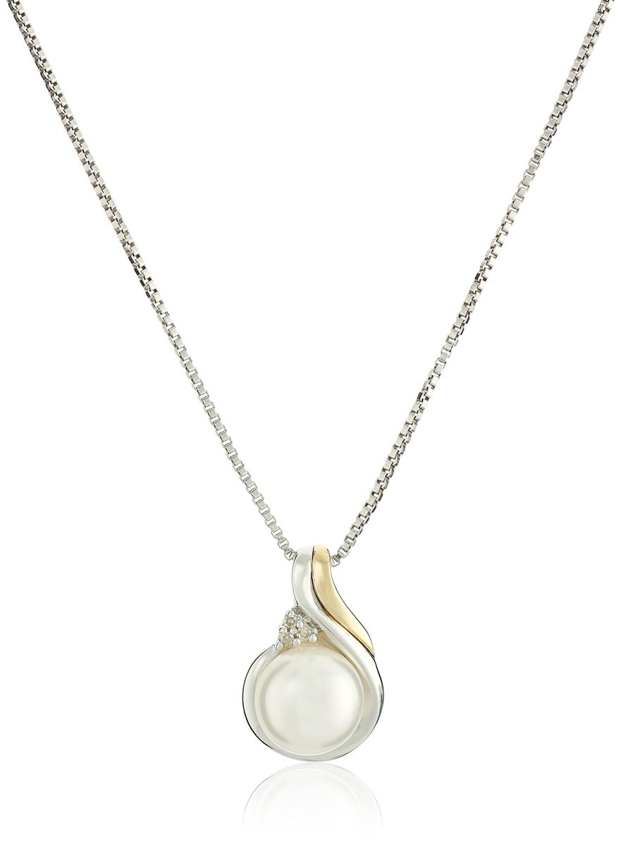[Find] Amazon Collection Sterling Silver, K Yellow Gold, Freshwater Cultured Pearls, daiyamondoakusentozyueri-setto