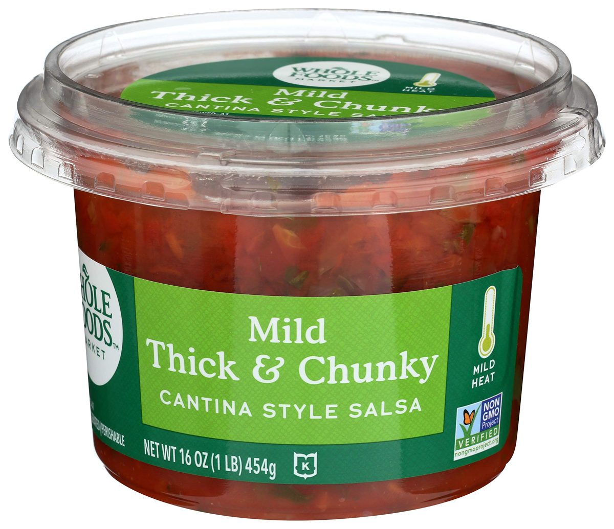 Whole Foods Market, Thick & Chunky Cantina Style Salsa, Mild, 16 oz