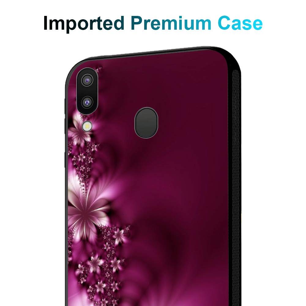 Amazon Brand - Solimo Designer Floral Printed Hard Back Case Mobile Cover for Samsung Galaxy M20 (D1159)