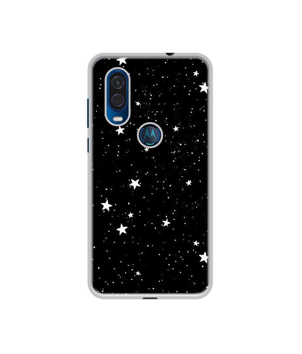 Amazon Brand - Solimo Designer Stars UV Printed Soft Back Case Mobile Cover for Motorola One Vision