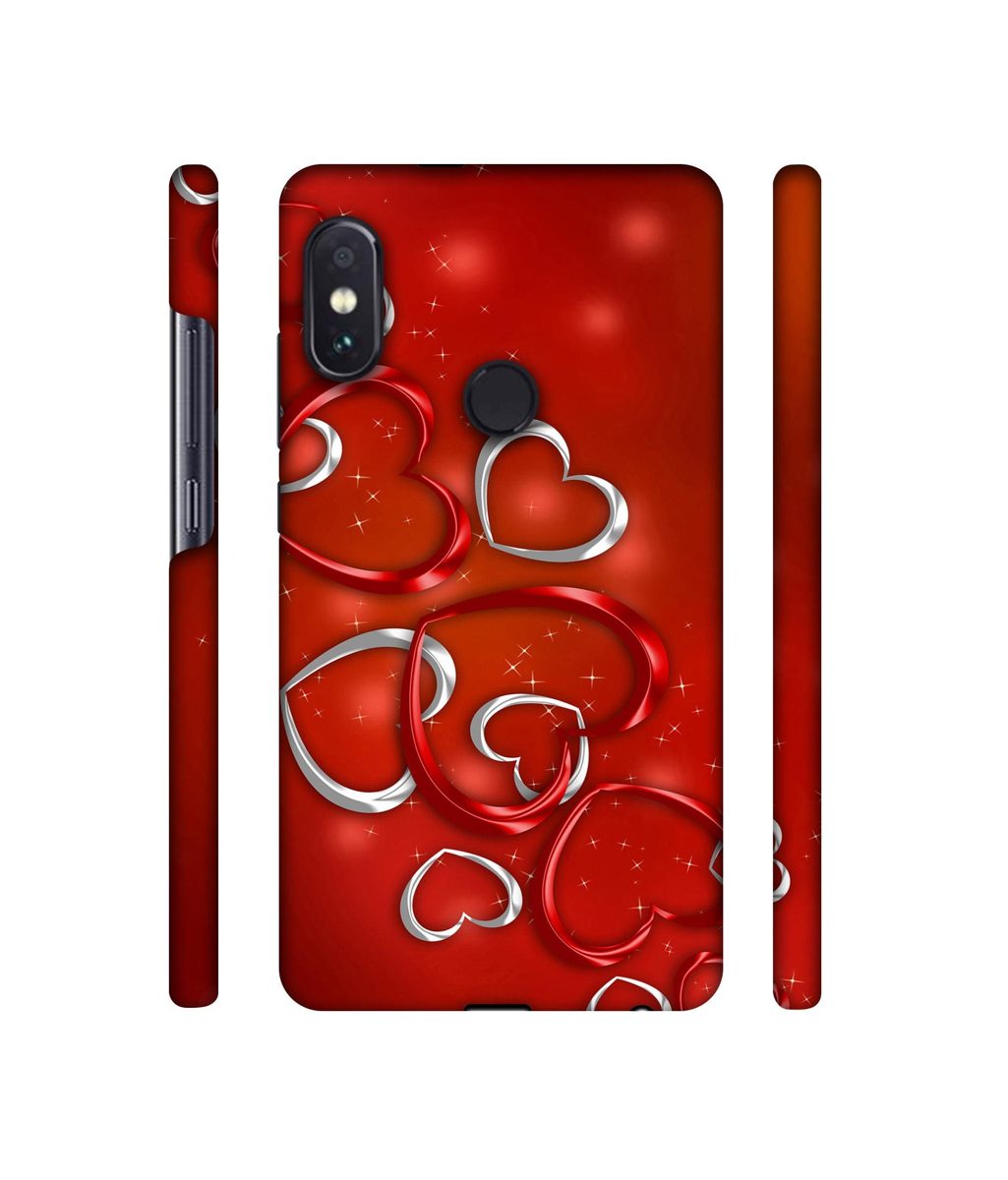 Amazon Brand - Solimo Designer Hearts 3D Printed Hard Back Case Mobile Cover for Mi Redmi Note 5 Pro
