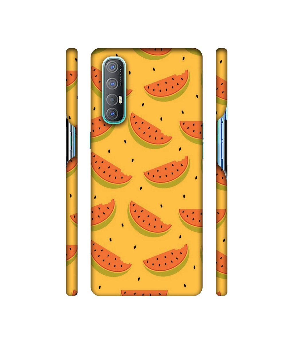 Amazon Brand - Solimo Designer Watermelon Pattern 3D Printed Hard Back Case Mobile Cover for Oppo Reno 3 Pro