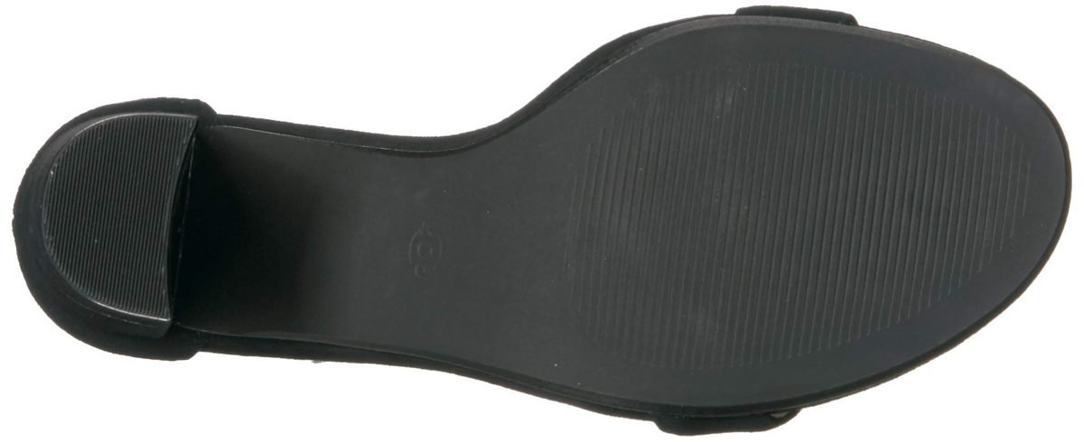 206 Collective Amazon Brand Women's Maui Heeled Sandal, Black, 8 B US