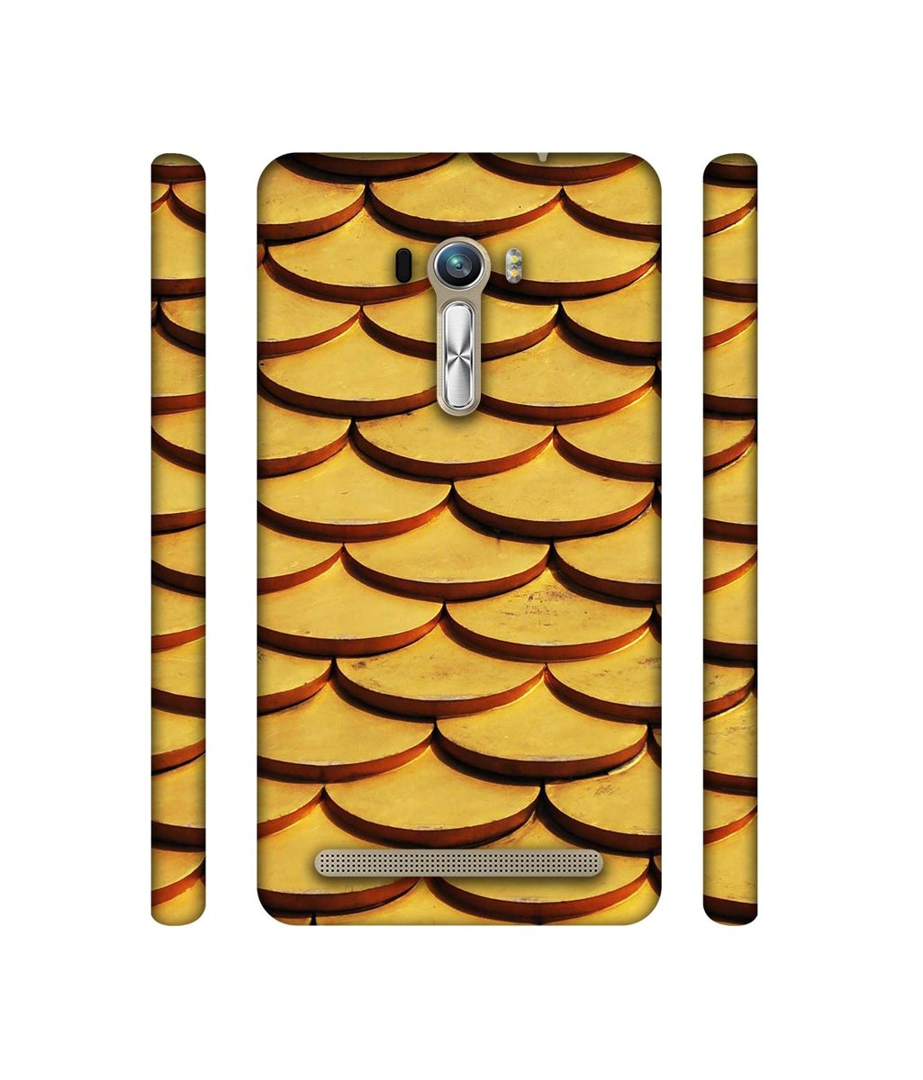 Amazon Brand - Solimo Designer Wooden Semi Circle Texture 3D Printed Hard Back Case Mobile Cover for Asus Zenfone Selfie ZD551KL