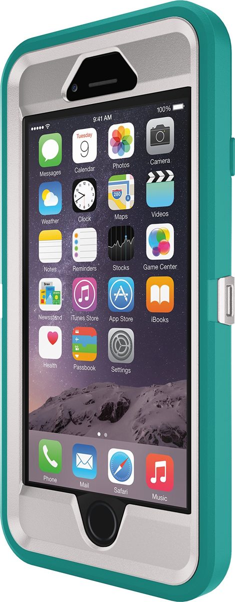 Otterbox Defender Series Case for iPhone 6/6s and AmazonBasics Lightning Cable (6-Feet) Pack