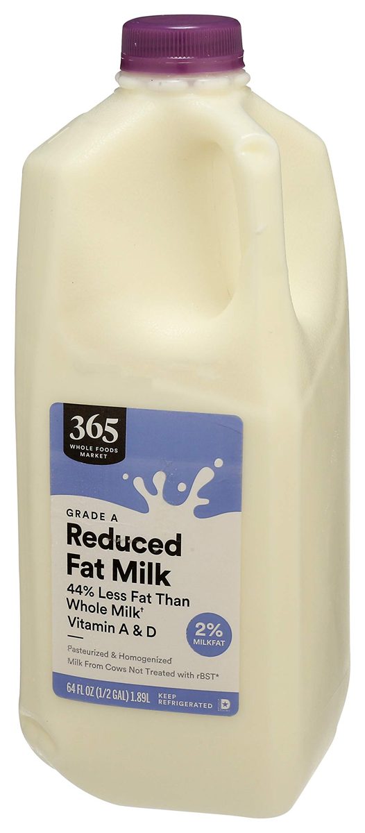 365 EVERYDAY VALUE Reduced Fat 2% Milk, 64 FZ