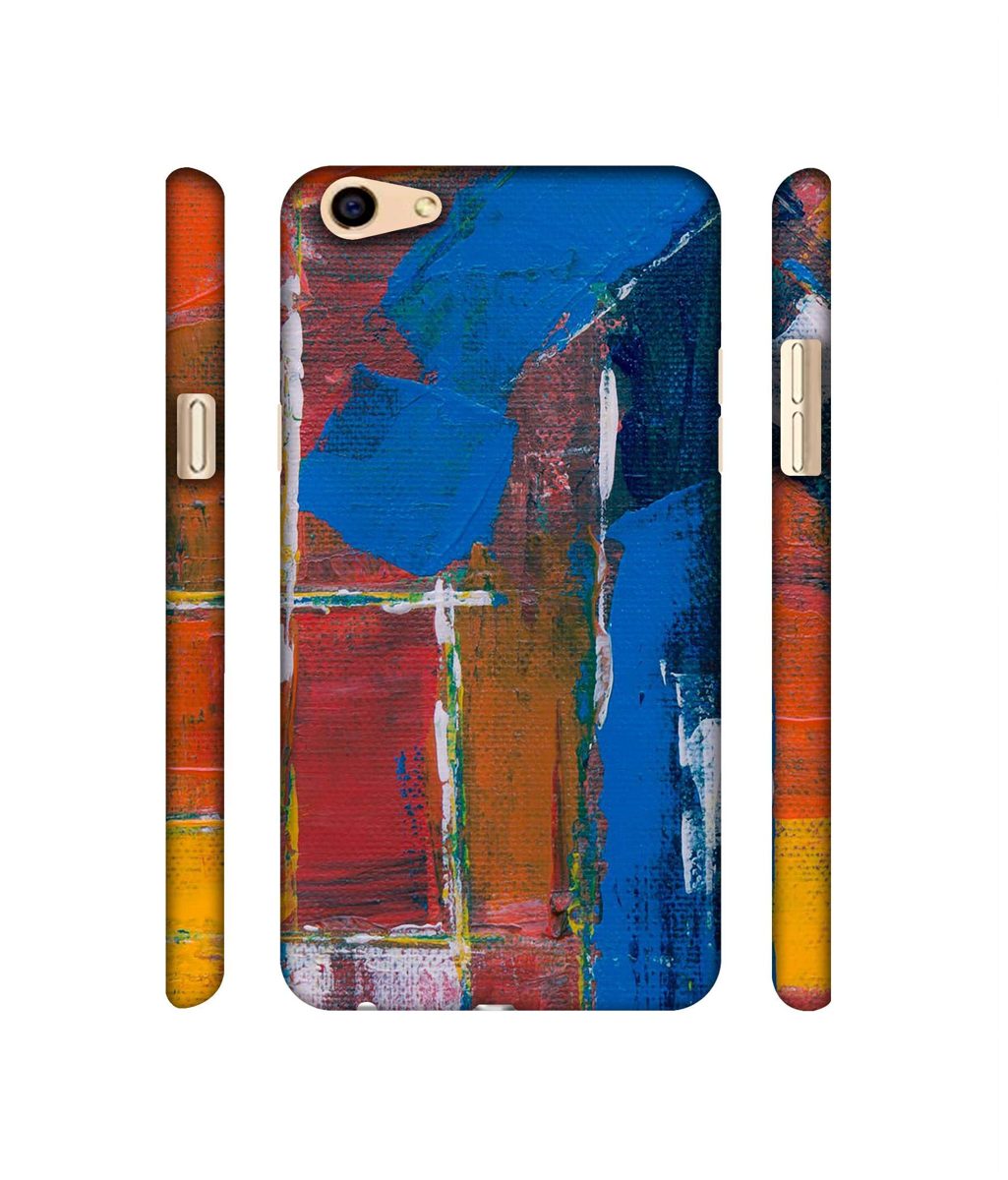 Amazon Brand - Solimo Designer Color Blog On Canvas 3D Printed Hard Back Case Mobile Cover for Oppo F3