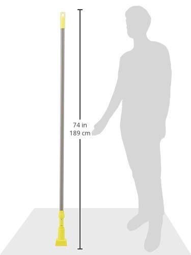 AmazonCommercial 60-Inch Jaw Mop Handle - 6-Pack