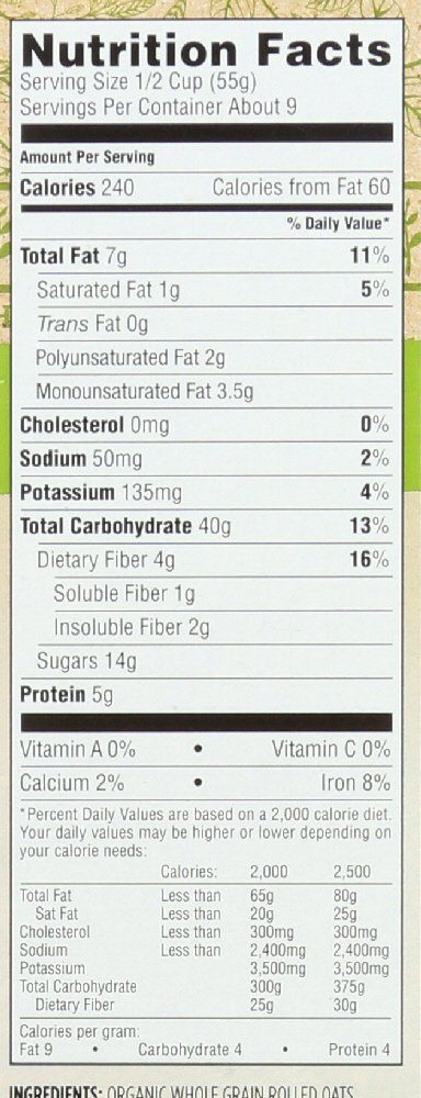 365 Everyday Value, Organic Oat & Honey Granola, 17 oz