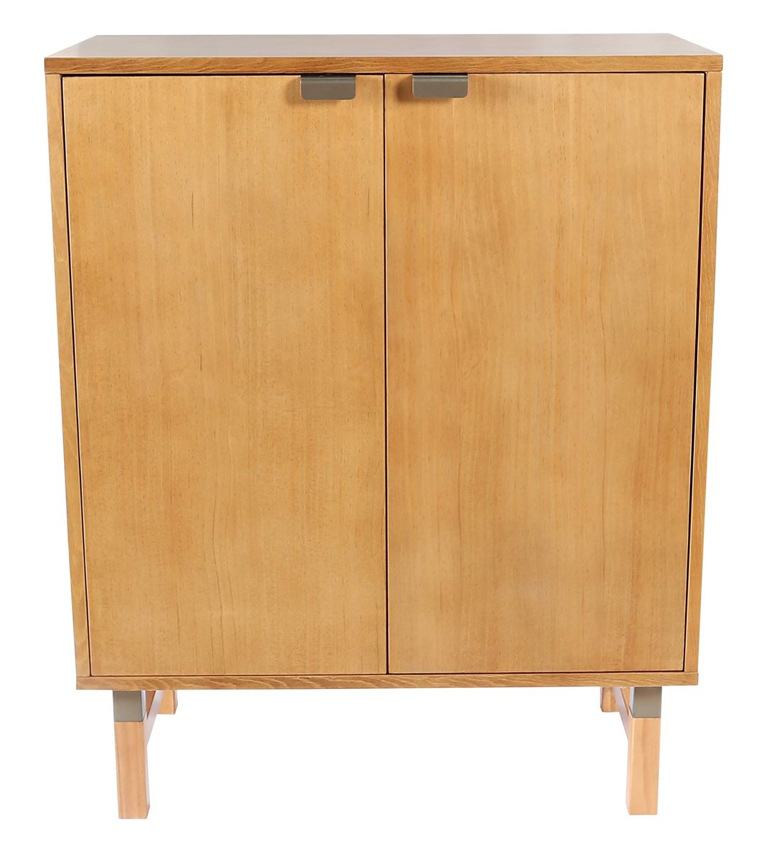 Amazon Brand – Rivet Mid-Century Modern Pine Bar Cabinet, 31.5"W, Brown