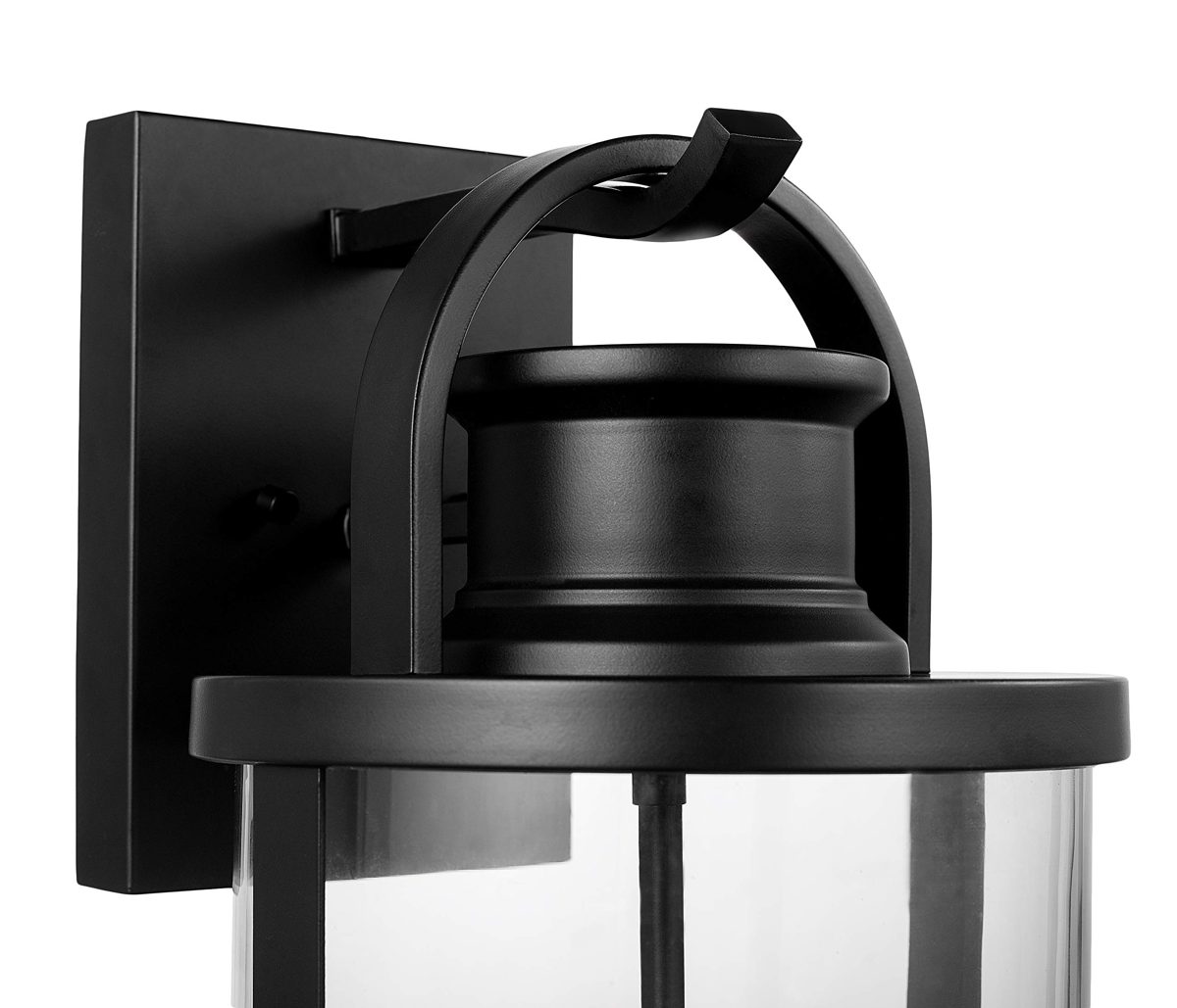 Amazon Brand – Ravenna Home Classic Wall Sconce Light, 18.25"H, Black