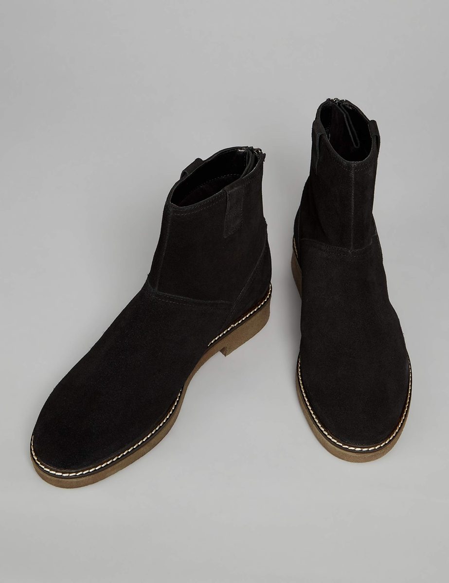 Amazon Brand: Find Pull On Leather Gumsole Women's Ankle Boots