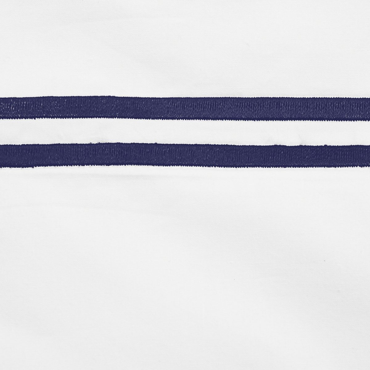Pinzon 400-Thread-Count Hotel Stitch Sham - Standard, Navy Stripes