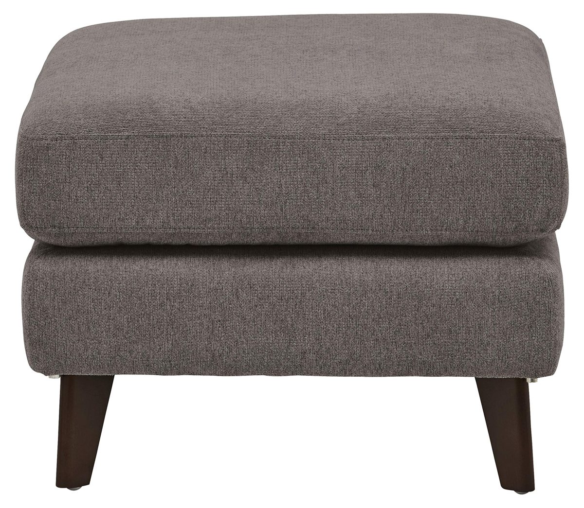 Amazon Brand – Rivet Sloane Mid-Century Modern Ottoman with Tapered Legs, 31.9"W, Storm Gray