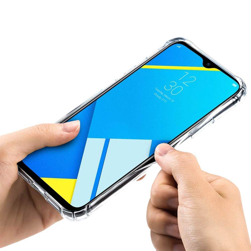(Renewed) AmazonBrand - Solimo Mobile Cover (Soft & Flexible Back case) for Realme C2 (Transparent)