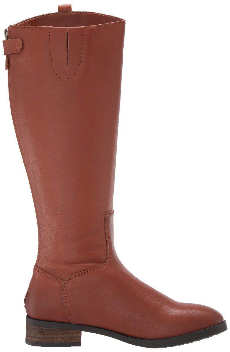 Amazon Brand - 206 Collective Women's Voltan Leather Fashion Boot, Cognac, 10 B US