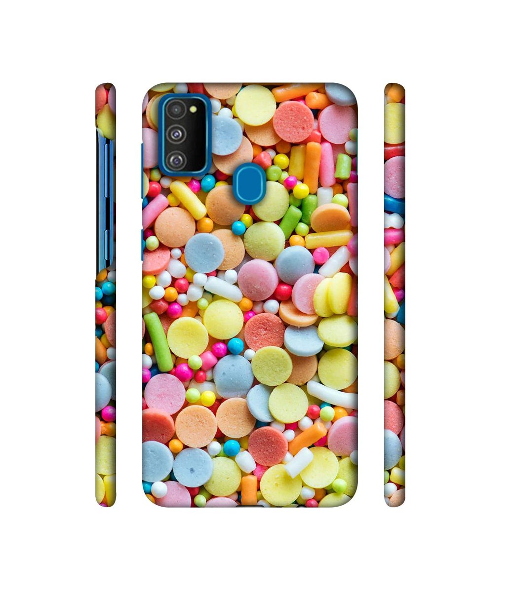 Amazon Brand - Solimo Designer Candies 3D Printed Hard Back Case Mobile Cover for Samsung Galaxy M21 / M30s