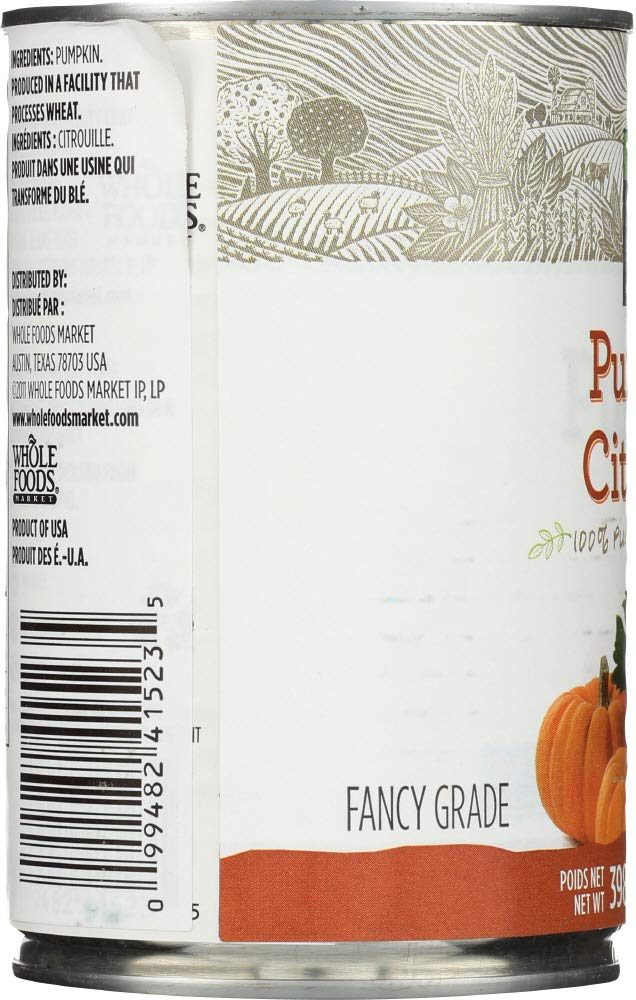 365 Everyday Value, Pumpkin Puree, 15 oz
