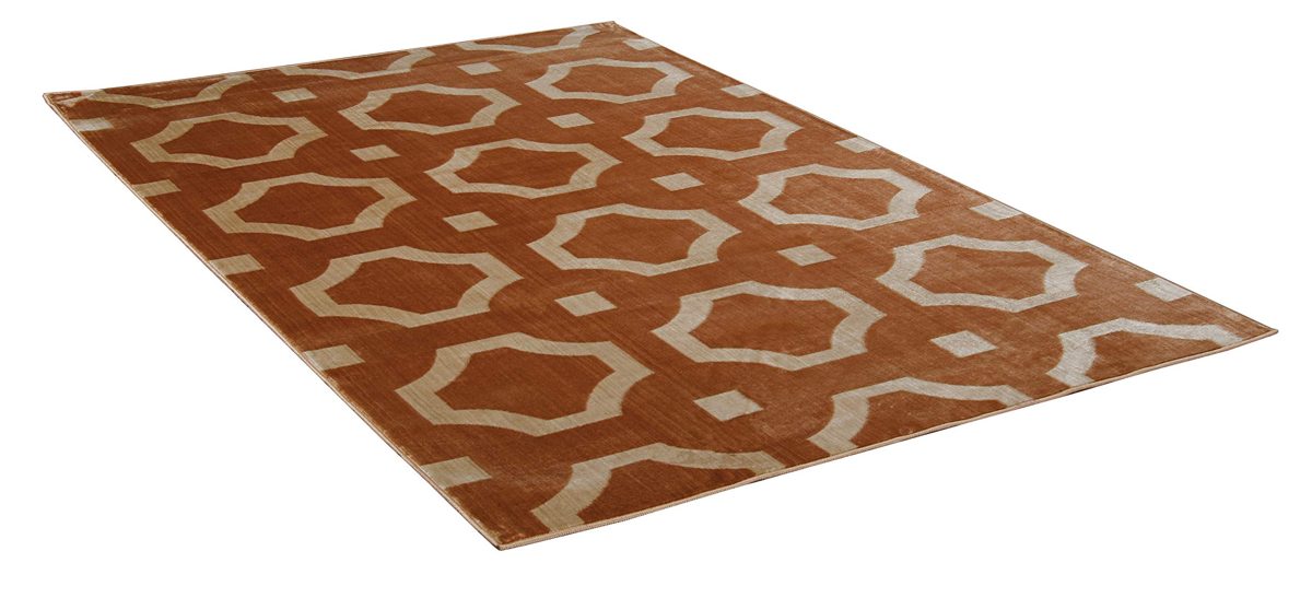 Ravenna Home Forsyth Rug, 5'W x 7'6"L, Geometric Medallion Design
