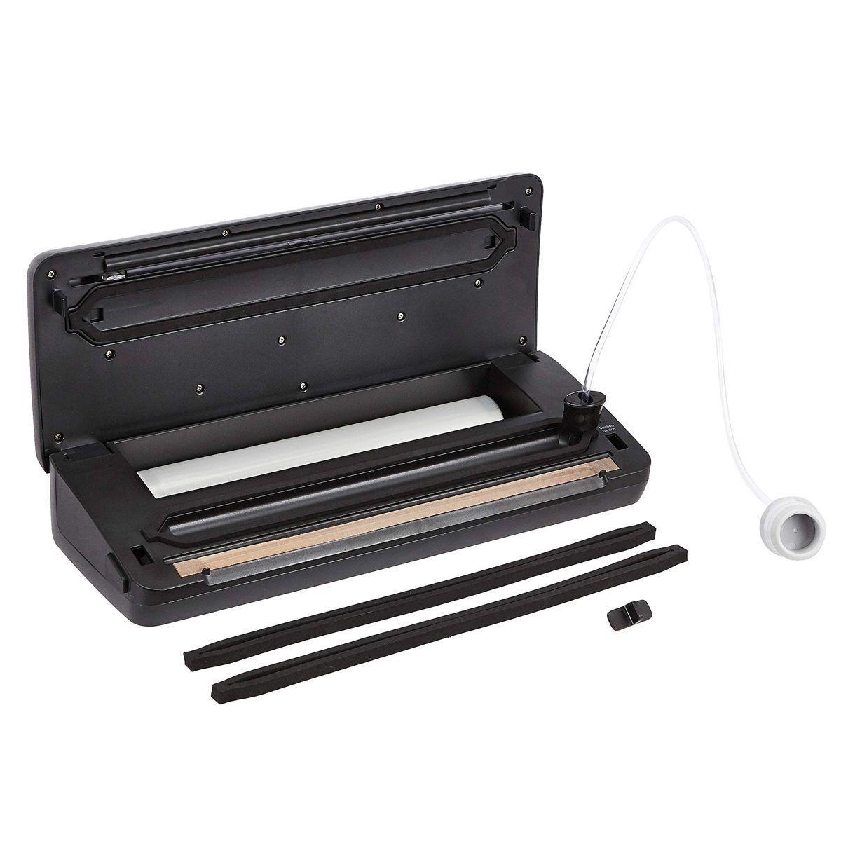 AmazonBasics Vacuum Seal System, Black (Renewed)