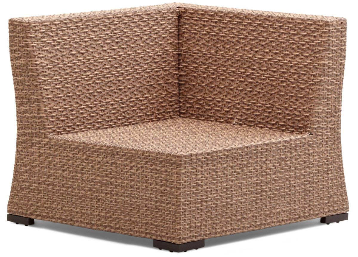 Strathwood Griffen Outdoor Weatherproof Resin Modular Corner Chair